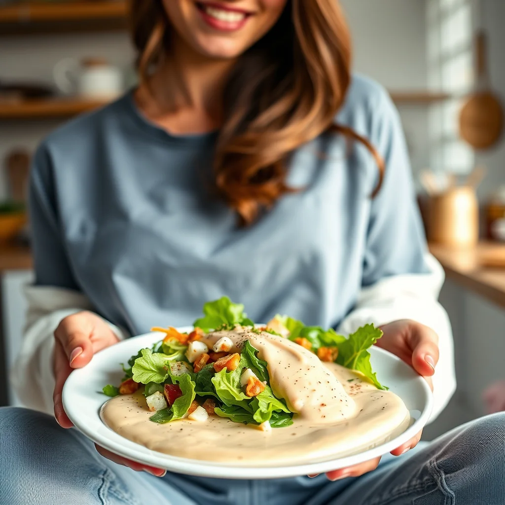5-Minute Creamy Almond Butter Dressing – vegetarian recipe