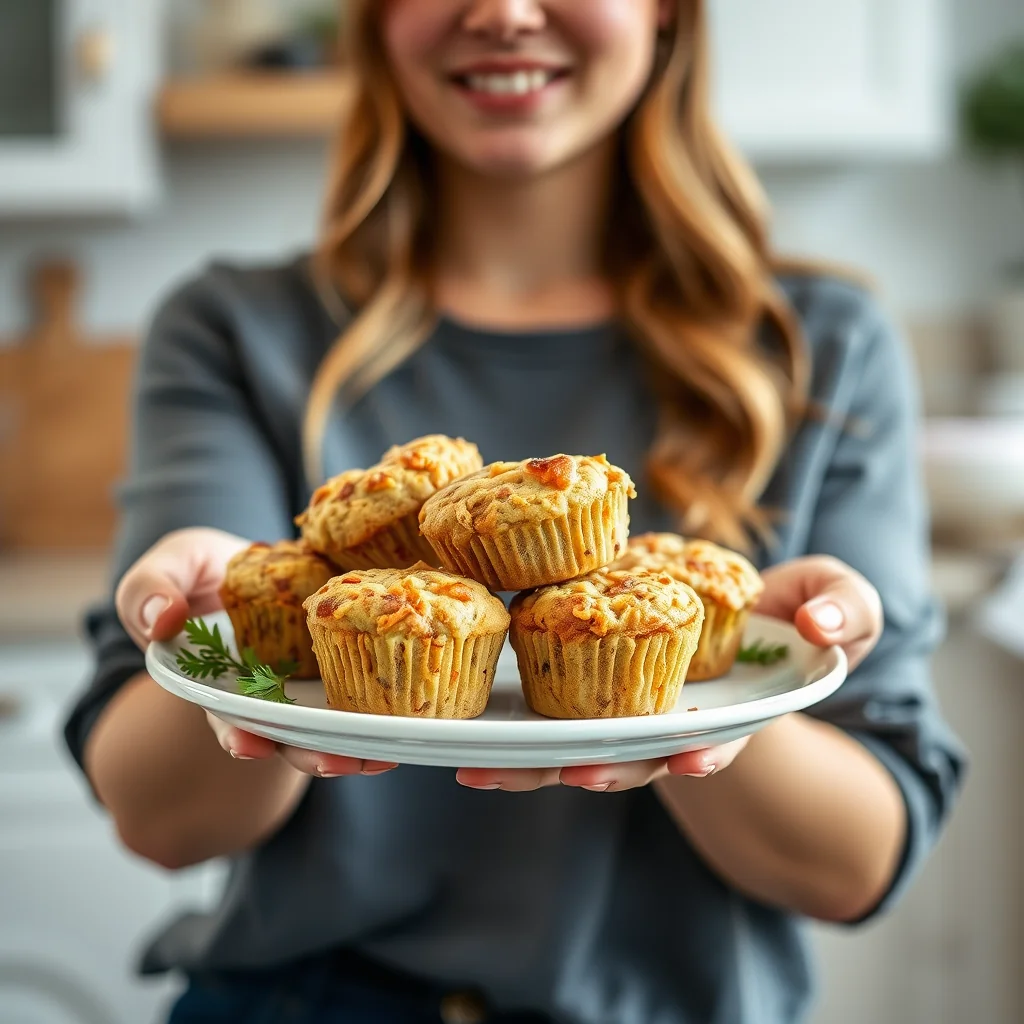 Savory Chicken Muffins – vegetarian recipe
