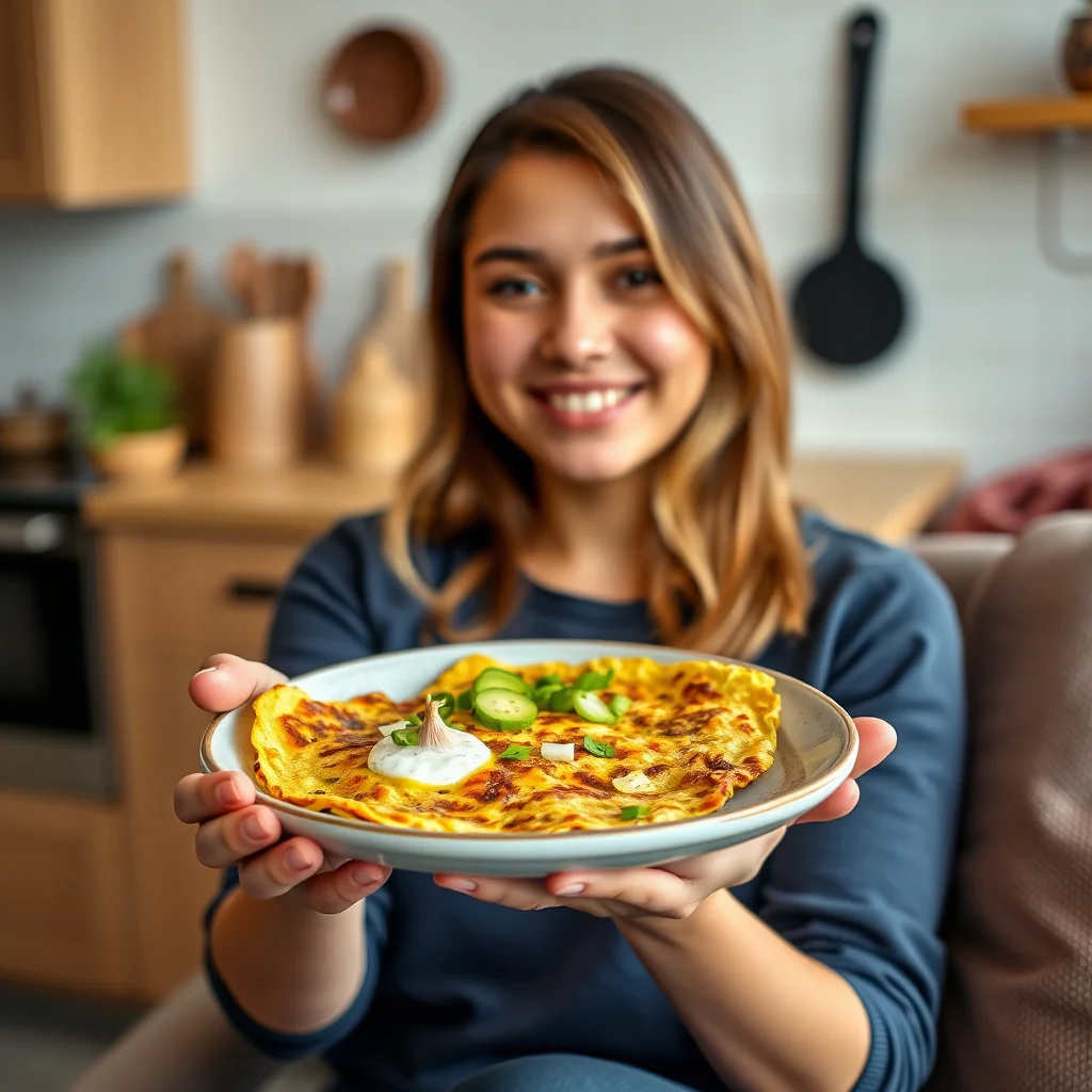 Indian Masala Omelet – vegetarian recipe
