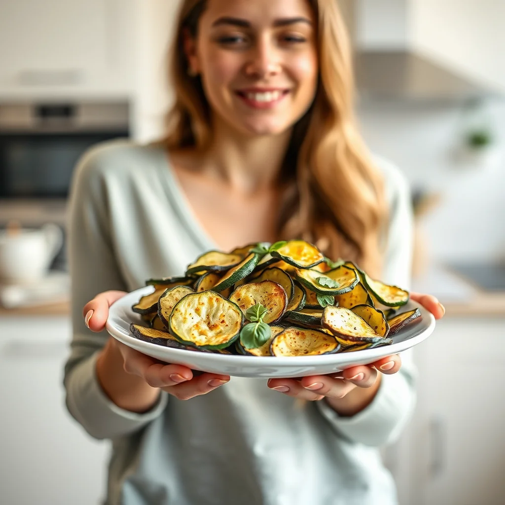 The Ultimate Healthy Snack Attack: Baked Zucchini Chips – vegetarian recipe