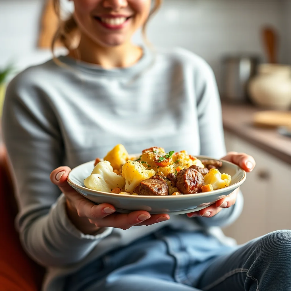 Slow Cooker Sausage and Egg Casserole – vegetarian recipe