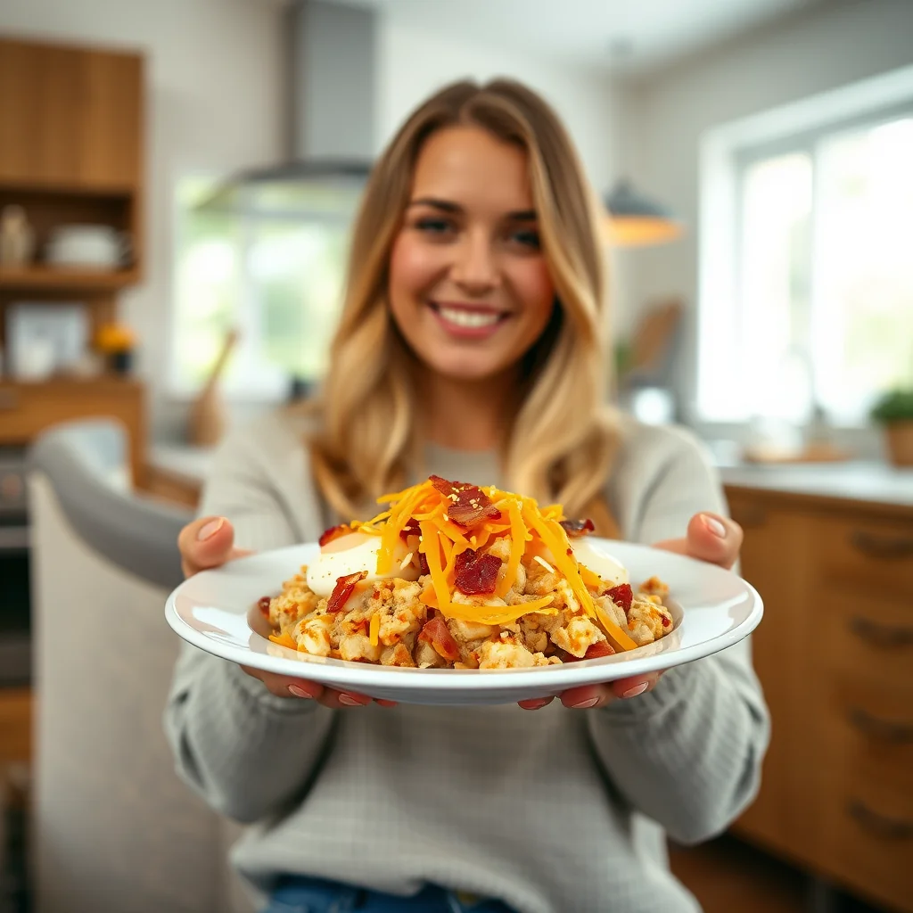 Simple Slow Cooker Breakfast Casserole – vegetarian recipe