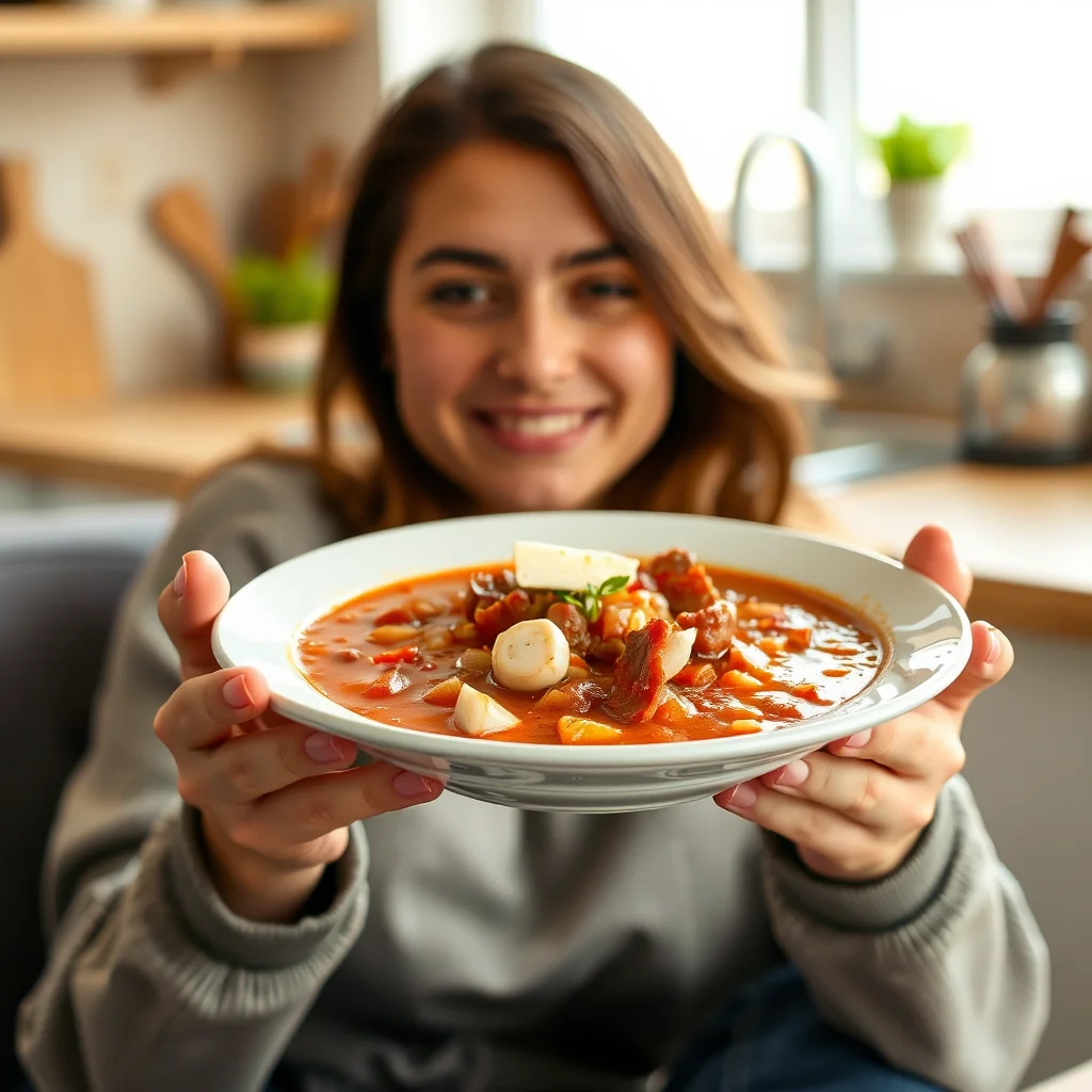 Slow Cooker Reuben Soup – vegetarian recipe