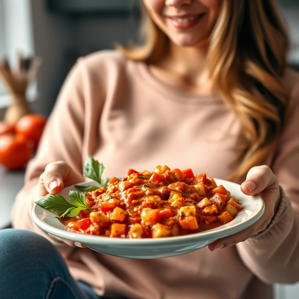 Spicy Crockpot Tomato Dip – vegetarian recipe