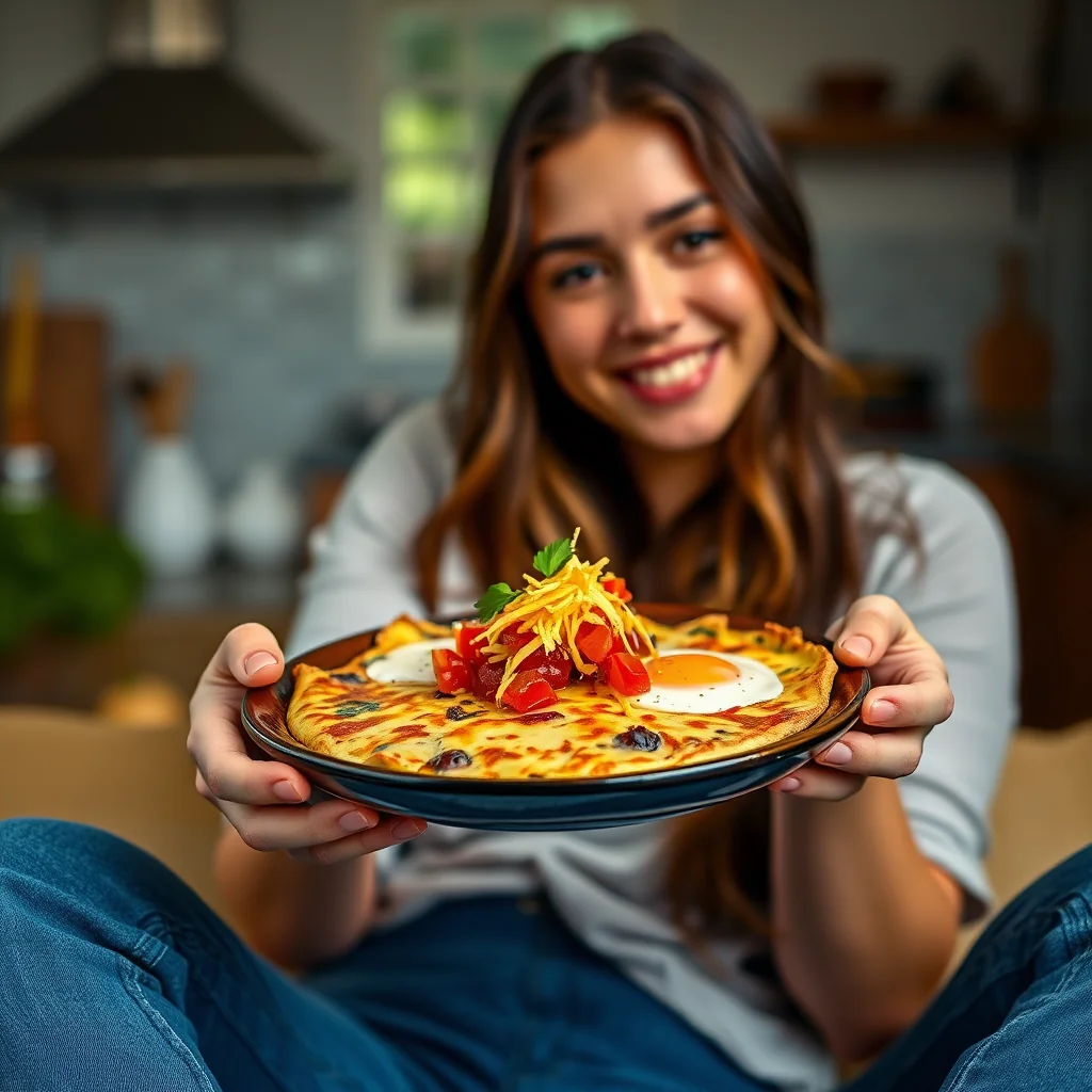 Easy Slow Cooker Mexican Breakfast Frittata – vegetarian recipe