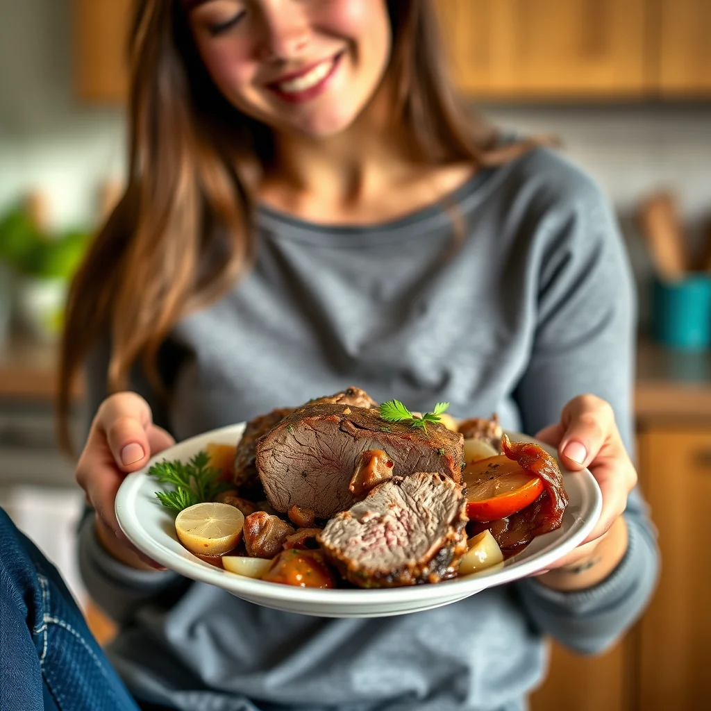 Slow Cooker Cilantro Lime Chuck Roast – vegetarian recipe