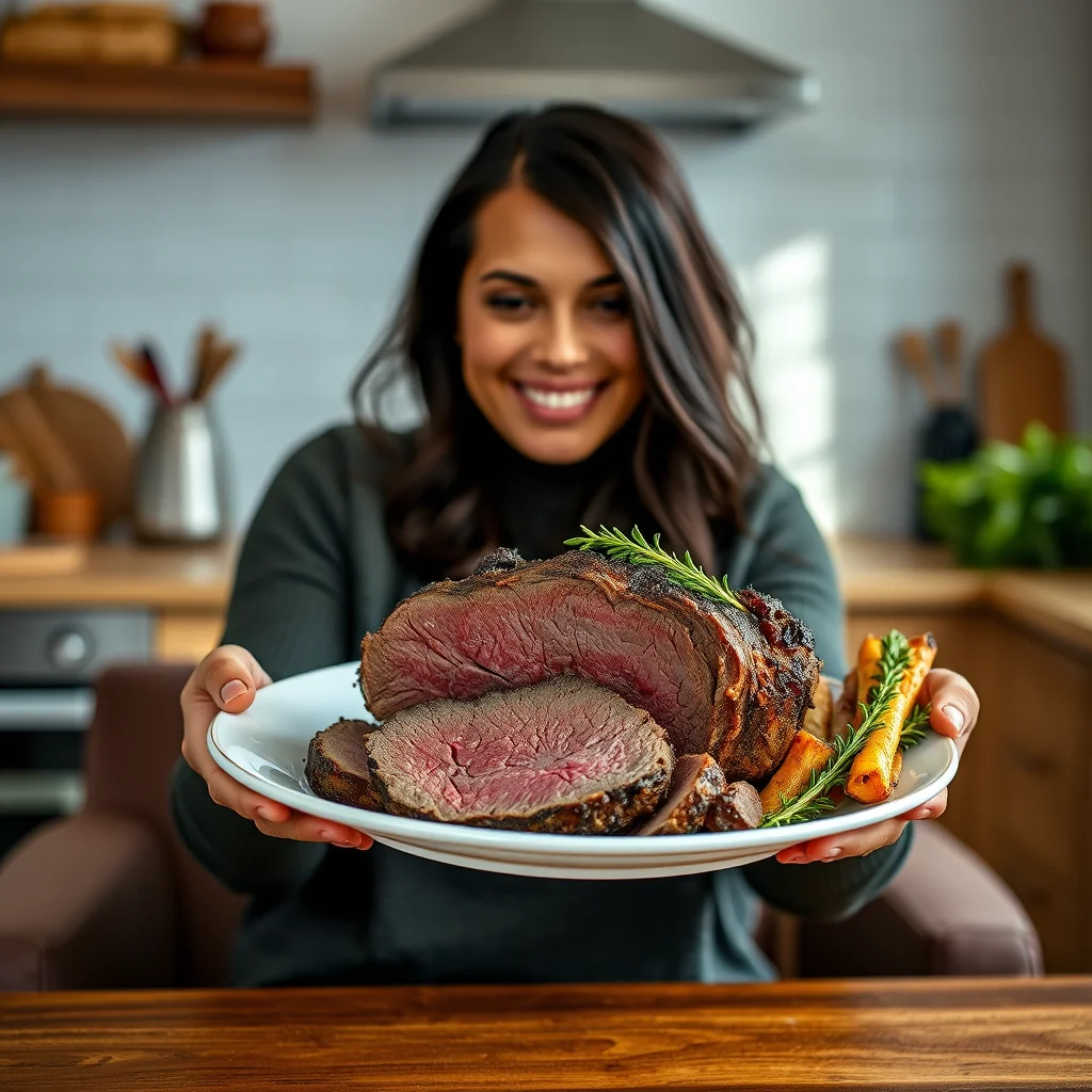 Slow Cooker Coffee-Rubbed Beef Roast – vegetarian recipe