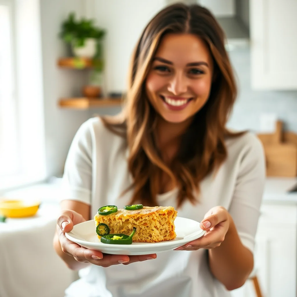 Ultimate Keto Jalapeño Cheddar Cornbread – vegetarian recipe