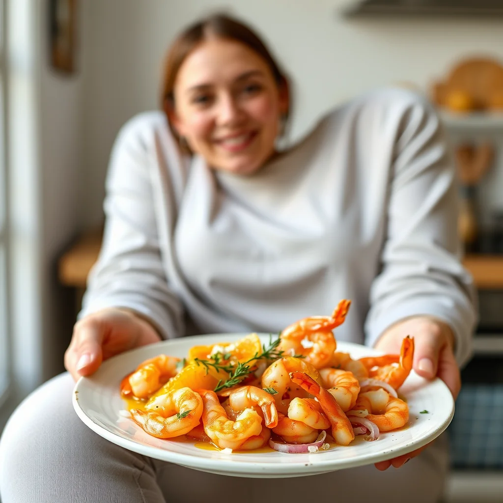 Zesty Orange Shrimp Carpaccio (Keto-Friendly) – vegetarian recipe