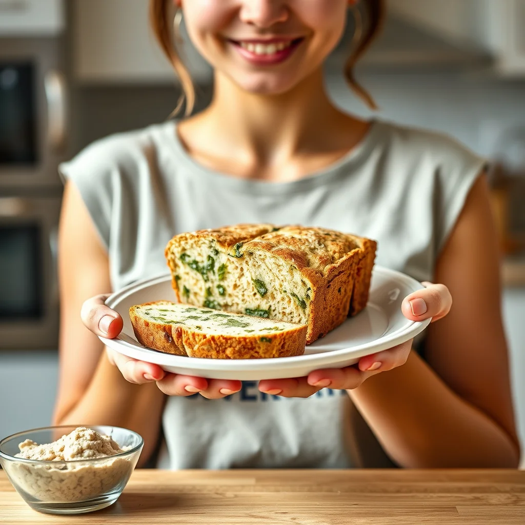 Keto Pesto Bread – vegetarian recipe
