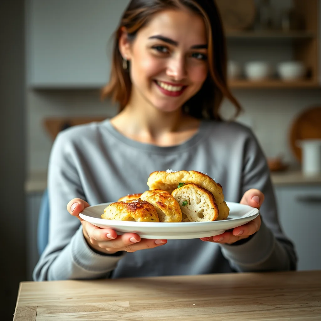 Savory Keto Cauliflower Bread – vegetarian recipe