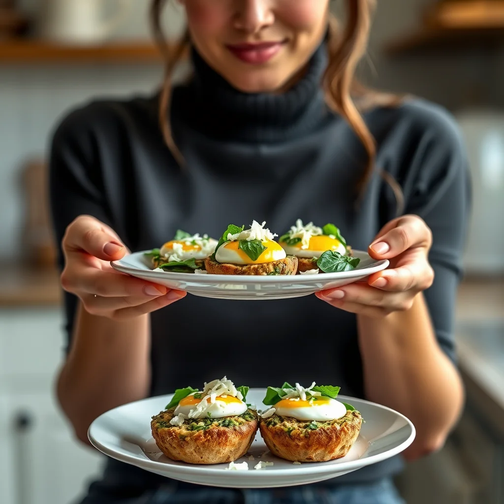 Instant Pot Spinach and Feta Egg Bites – vegetarian recipe