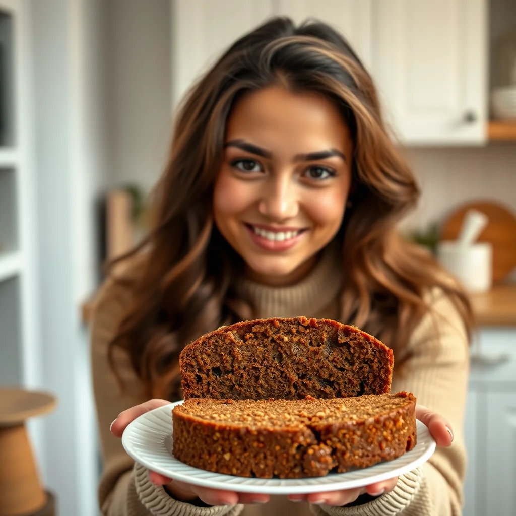 The Coziest Keto Gingerbread Loaf – vegetarian recipe