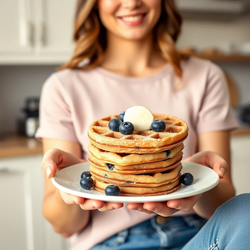 Keto Blueberry Chaffle Recipe – vegetarian recipe