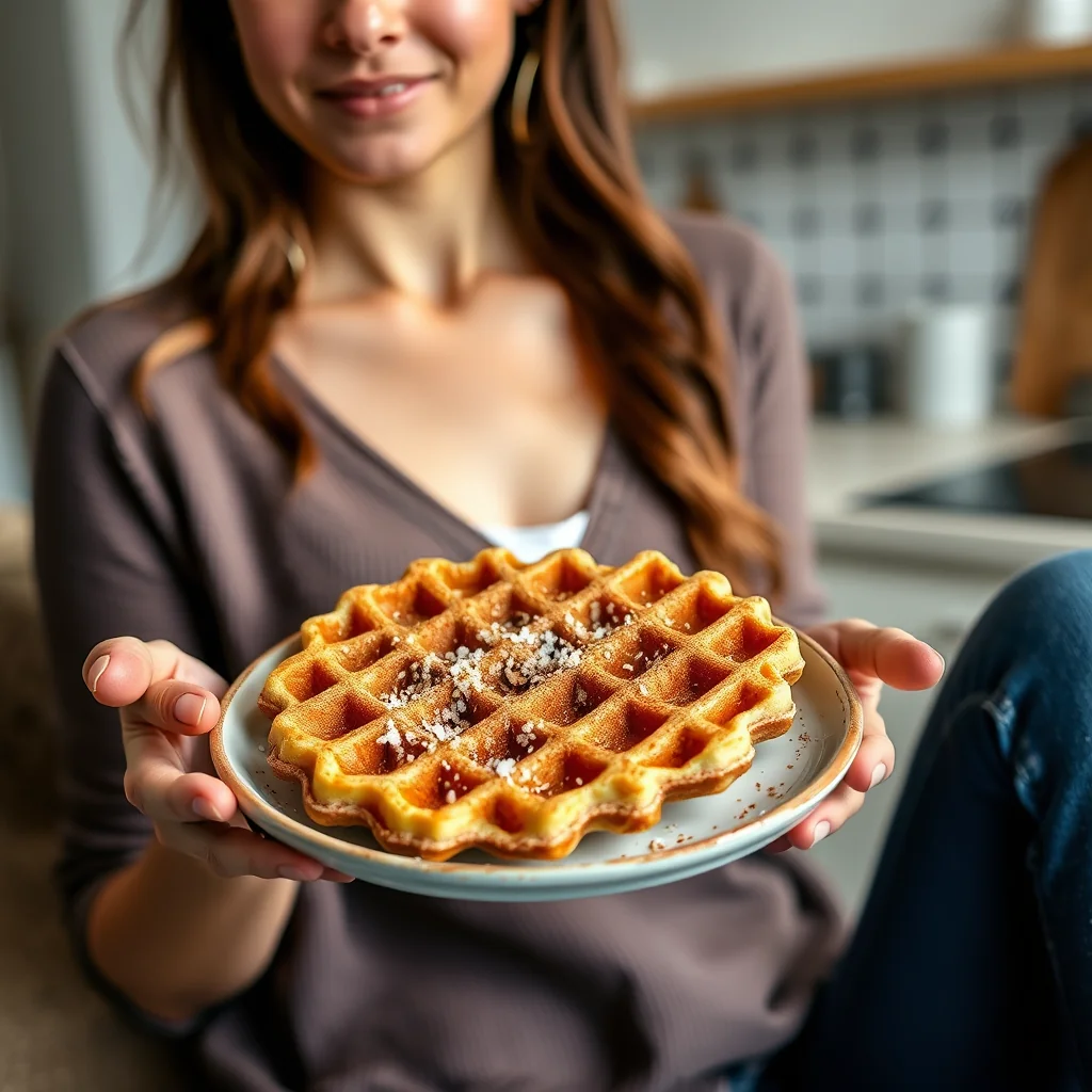 Keto Flaxseed Chaffles – vegetarian recipe