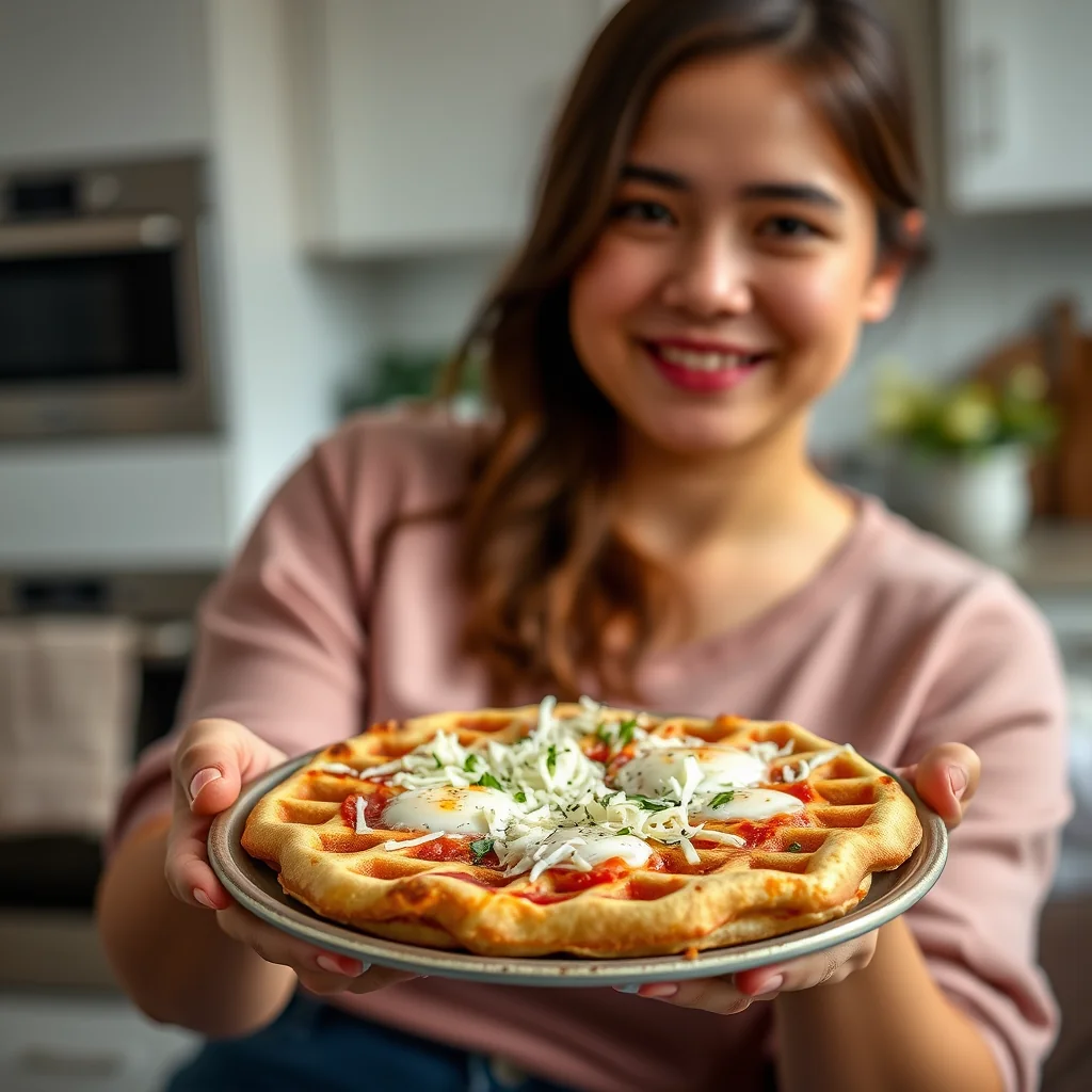 Keto Pizza Chaffle Recipe – vegetarian recipe