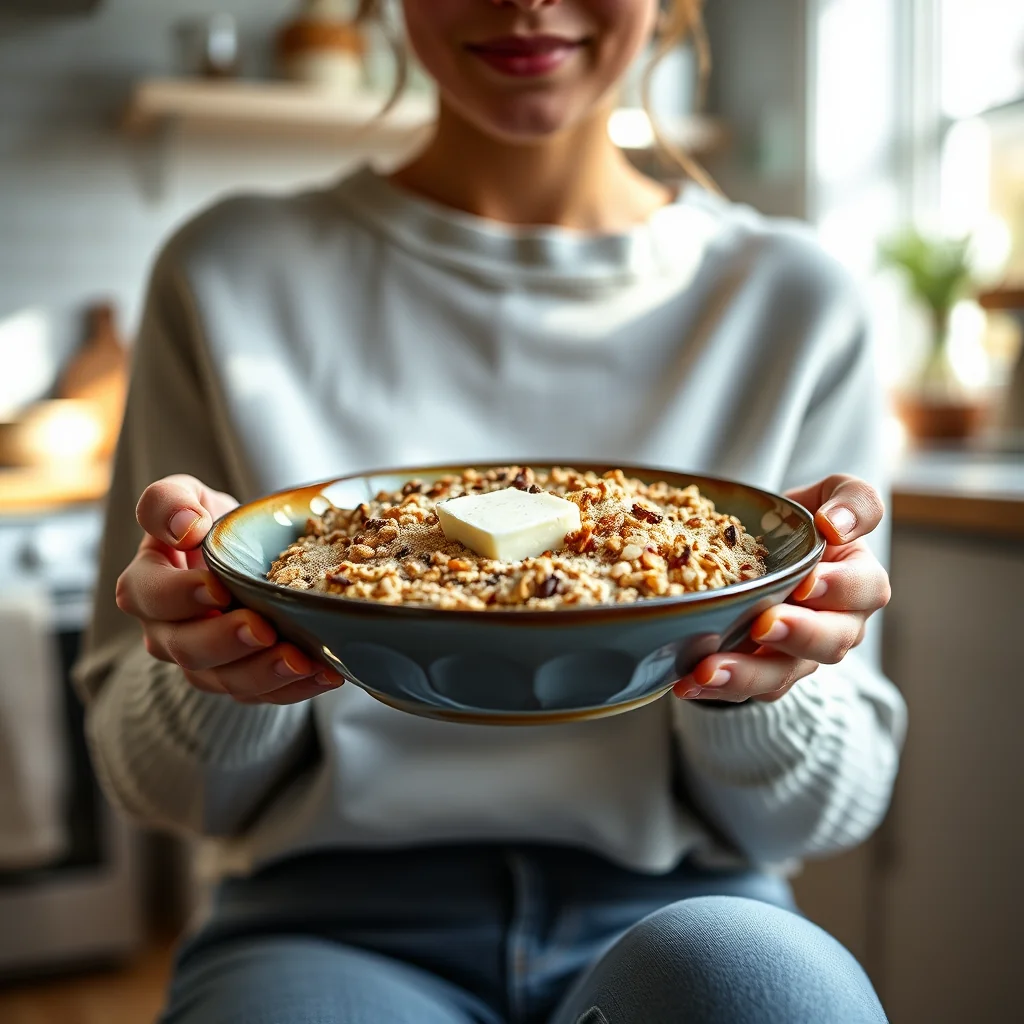 Warming Keto Flaxseed Cereal – vegetarian recipe