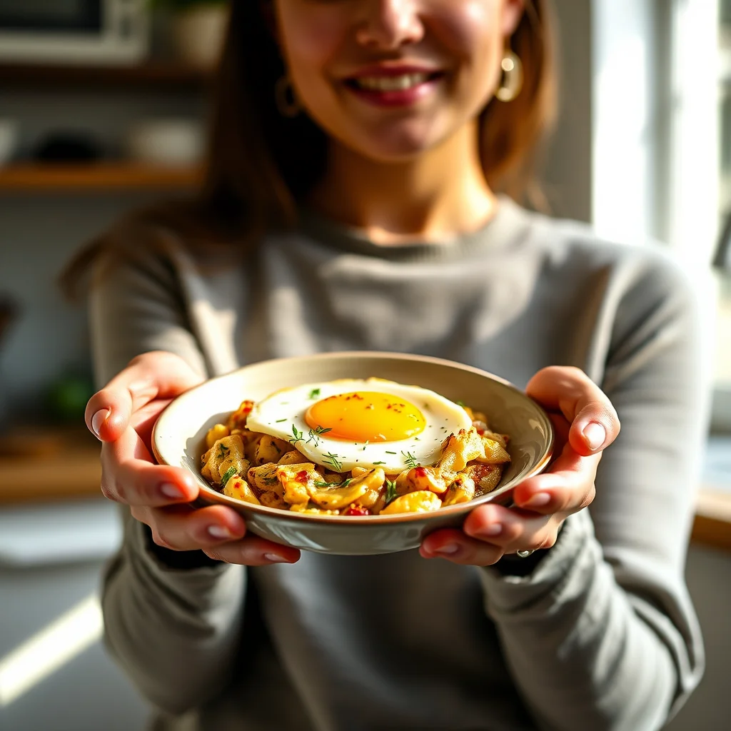 One-Minute, One-Dish Keto Egg Bowl – vegetarian recipe