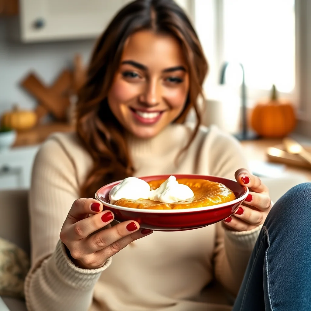 5-Minute Keto Pumpkin Microwave Pudding – vegetarian recipe