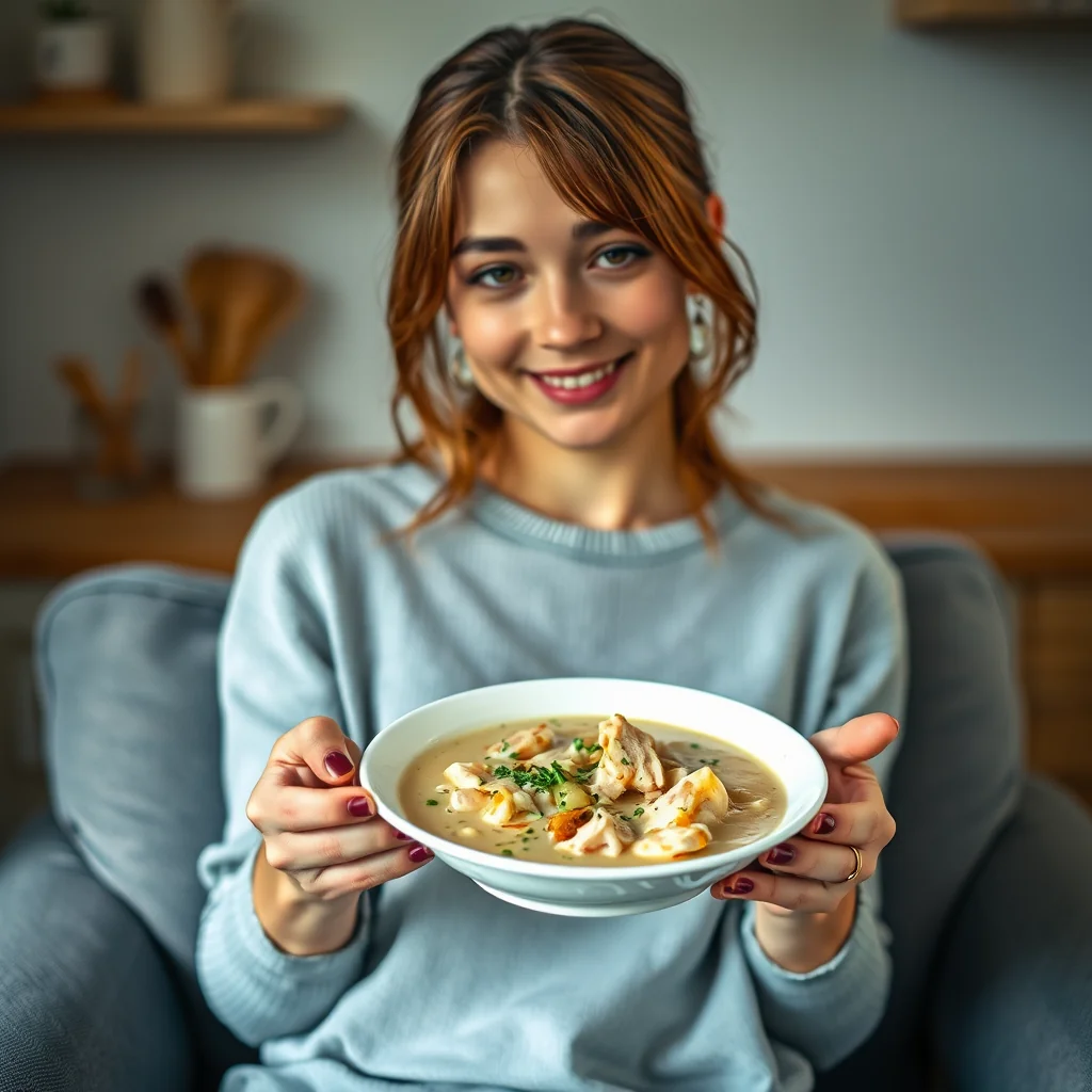 5-Minute Creamy Keto Chicken Soup – vegetarian recipe