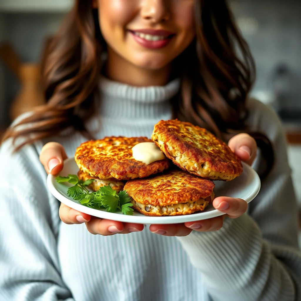 Crispy Pan-Fried Tuna Patties – vegetarian recipe