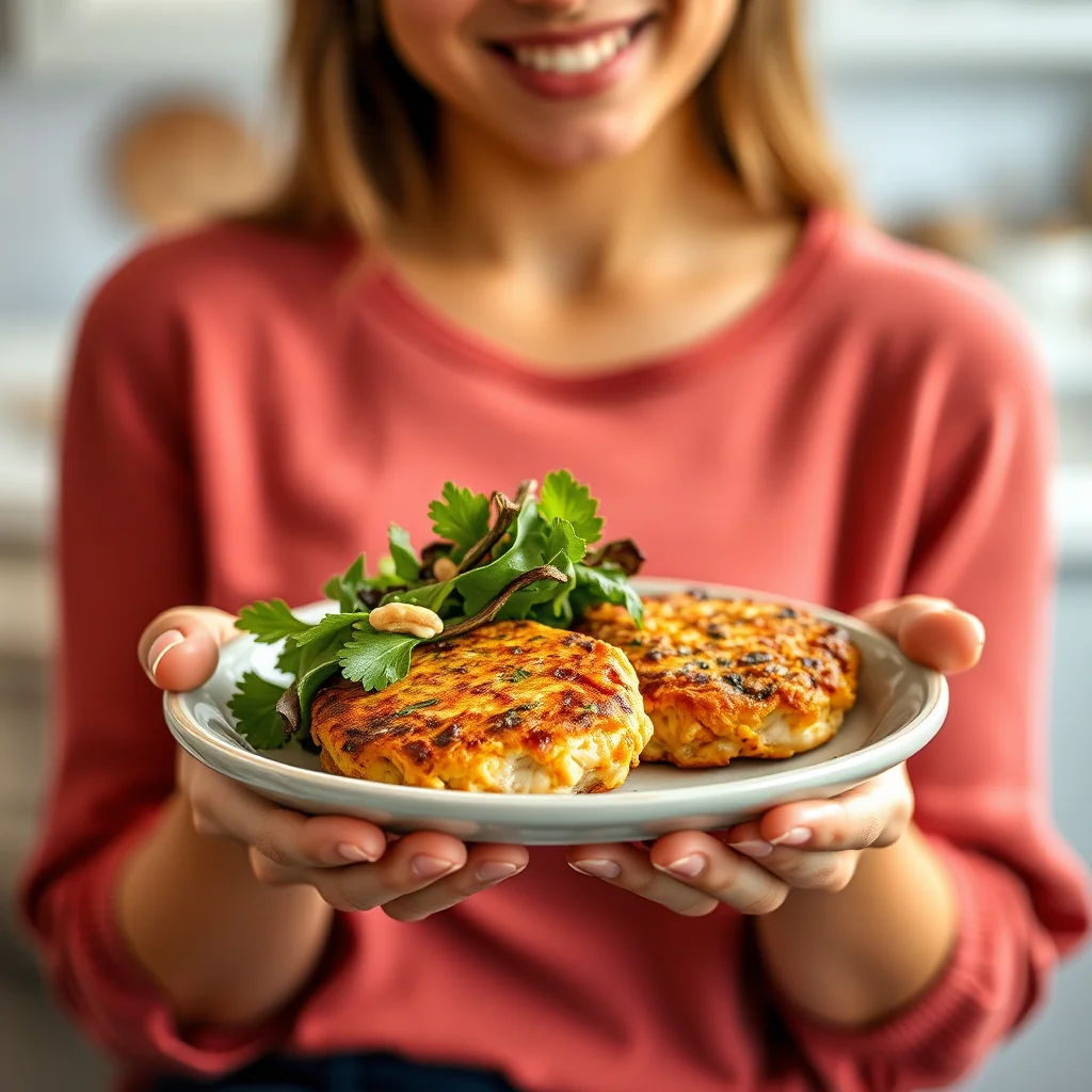 Simple Macadamia Salmon Cakes – vegetarian recipe