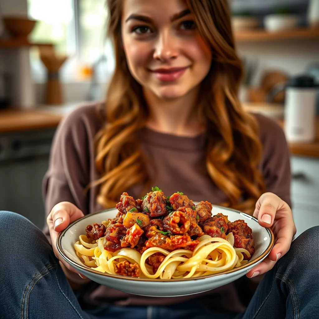 Low-Carb Cabbage Bolognese (Cabbage-nese) – vegetarian recipe