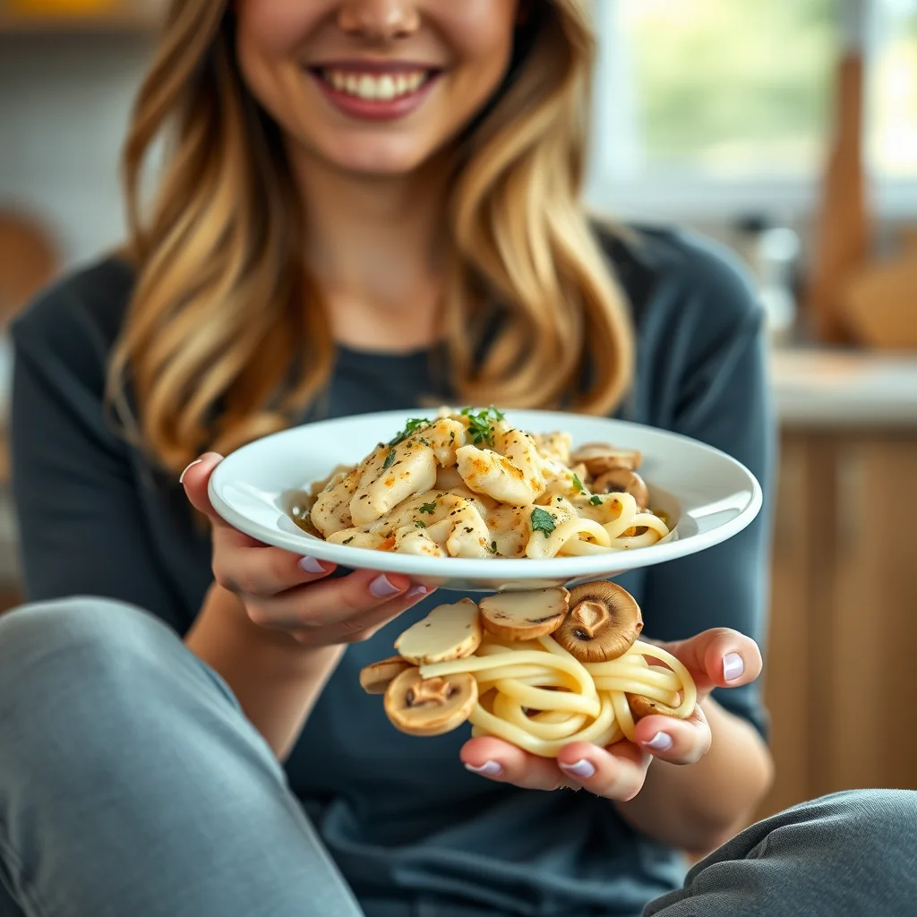 Single-Serving Low-Carb Chicken Tetrazzini – vegetarian recipe