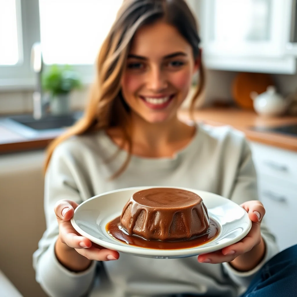 Single-Serving Keto Chocolate Custard – vegetarian recipe