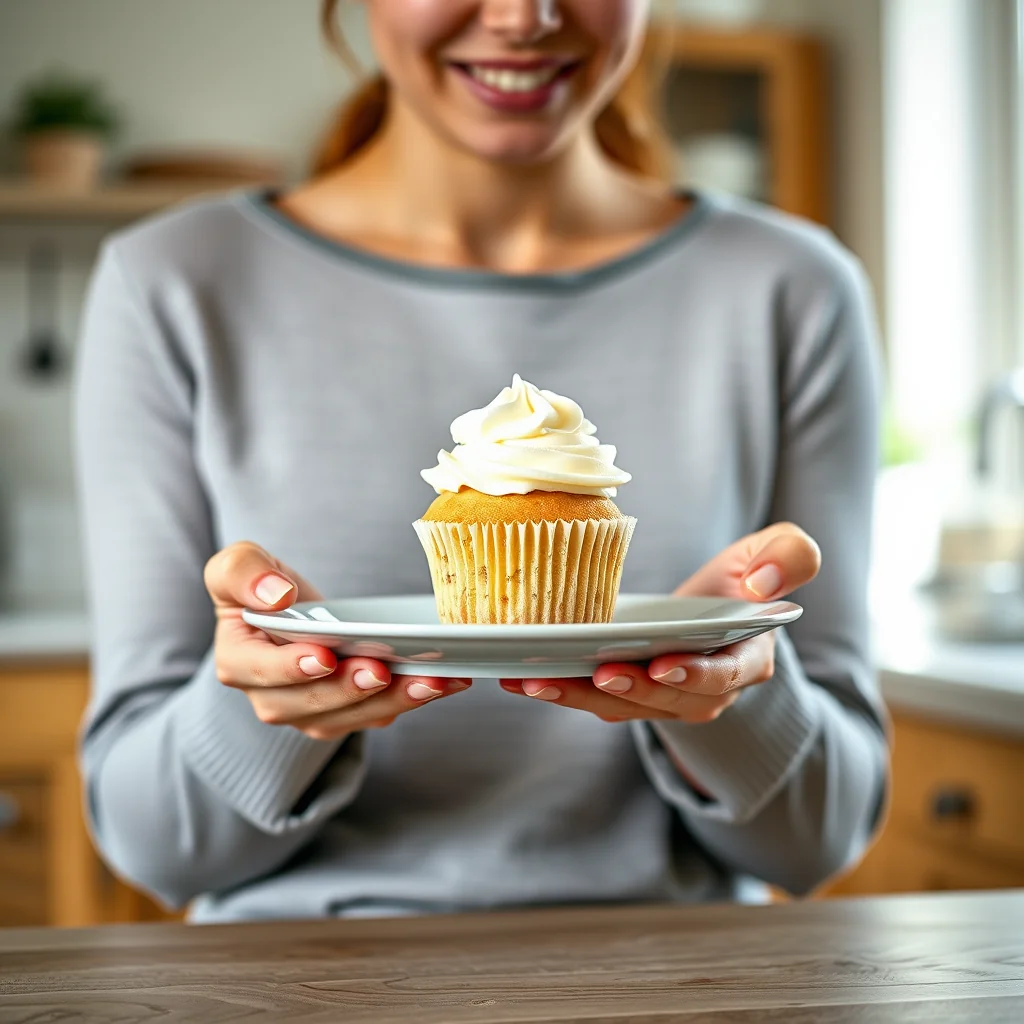 Single Serving Keto Vanilla Cupcake – vegetarian recipe