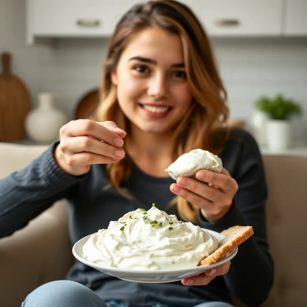 2-Ingredient Keto Cream Cheese and Mayonnaise Dip – vegetarian recipe