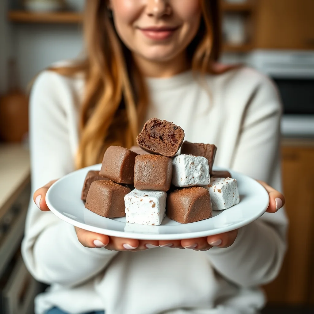 Keto Chocolate Marshmallow Bites – vegetarian recipe