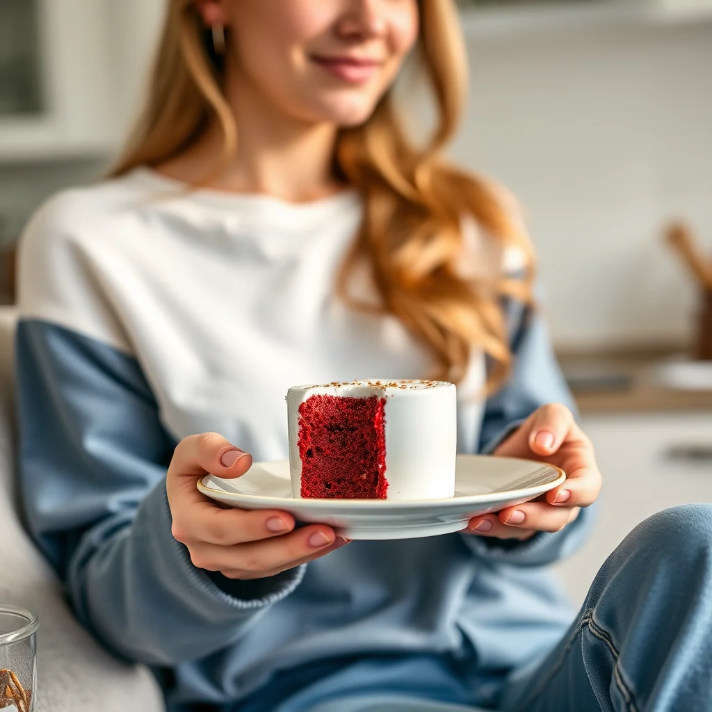 Keto Red Velvet Mug Cake – vegetarian recipe