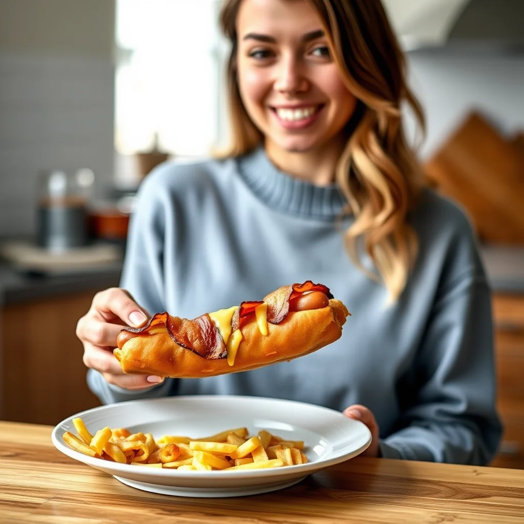 The Ultimate 10-Minute Meal Upgrade: Cheesy Bacon-Wrapped Ho – vegetarian recipe