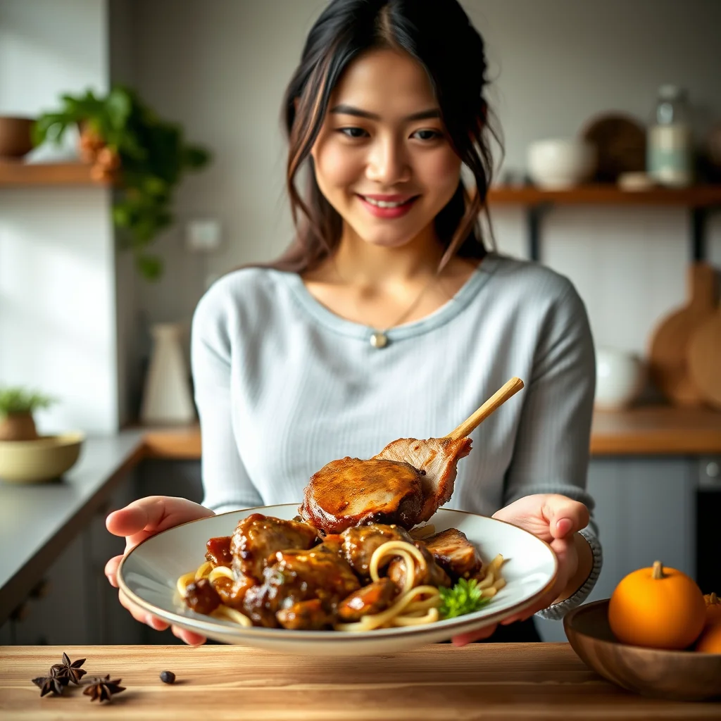 Sweet and Spicy Asian Pork Chops – vegetarian recipe