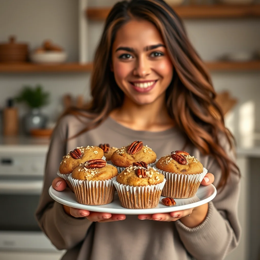 Keto Maple Pecan Muffins – vegetarian recipe