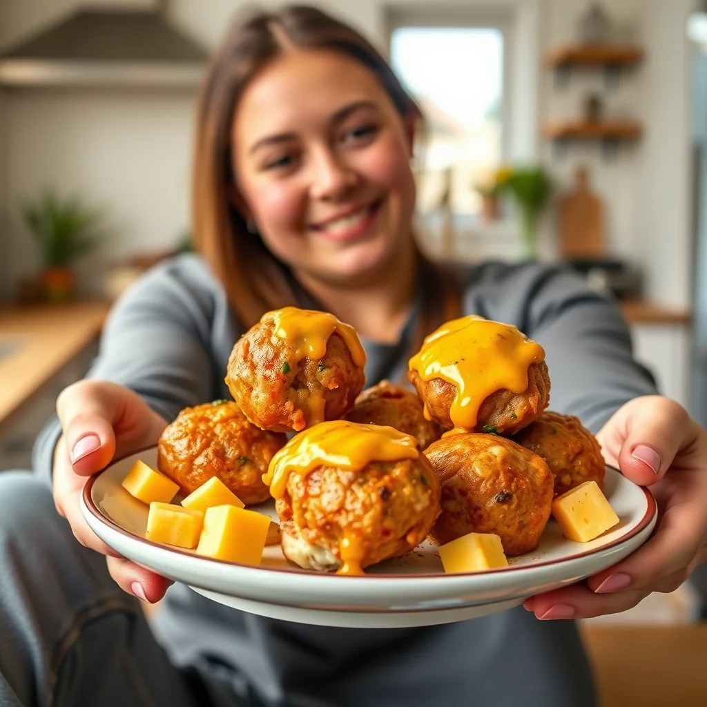 Cheesy Sausage Balls – vegetarian recipe
