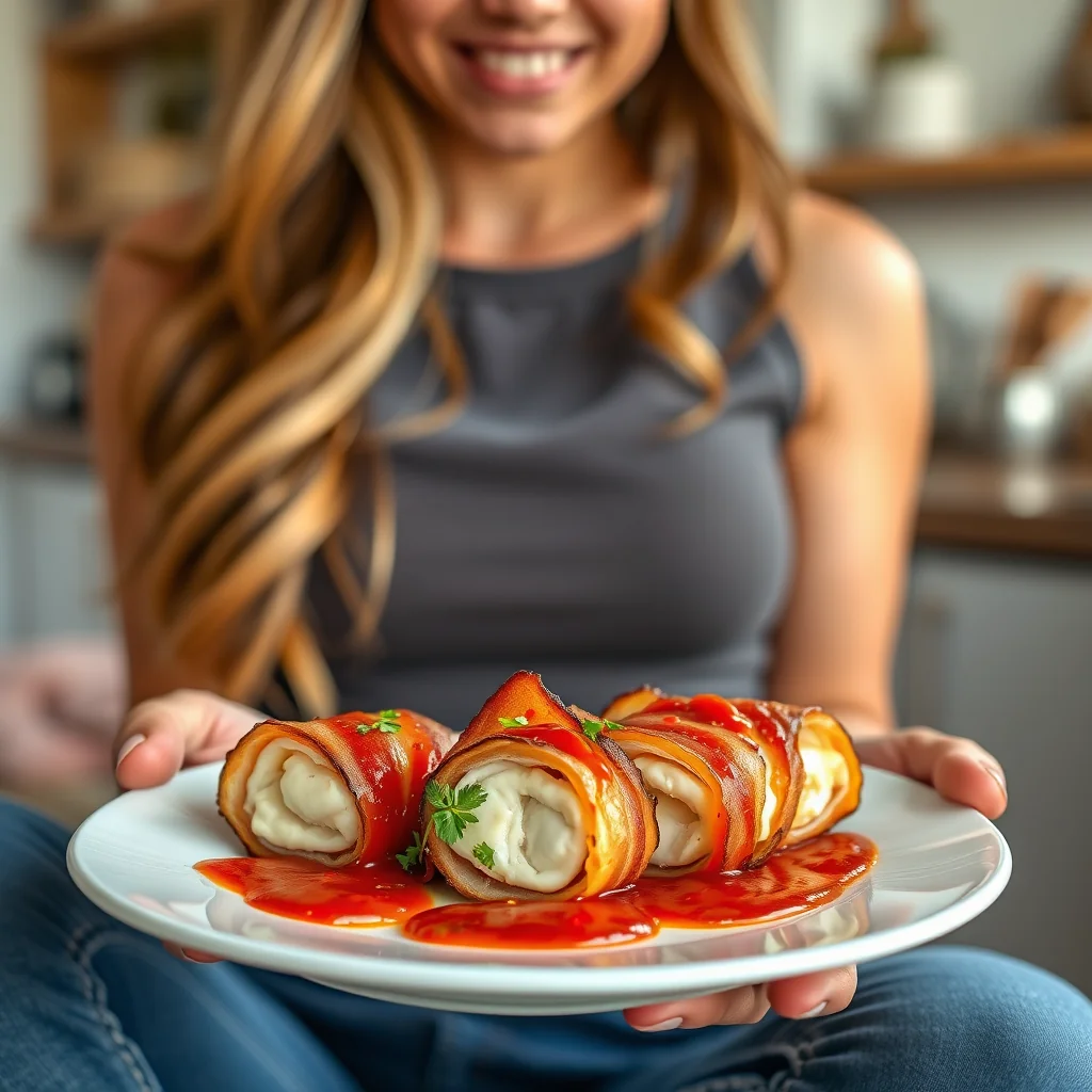 The Ultimate Low-Carb Indulgence: Bacon Wrapped Mozzarella R – vegetarian recipe