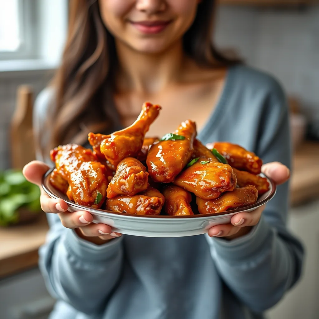 Sticky Soy Ginger Wings – vegetarian recipe
