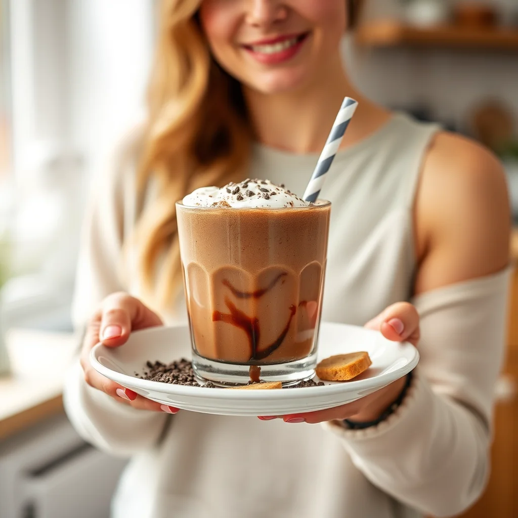 Keto Chocolate Protein Shake – vegetarian recipe