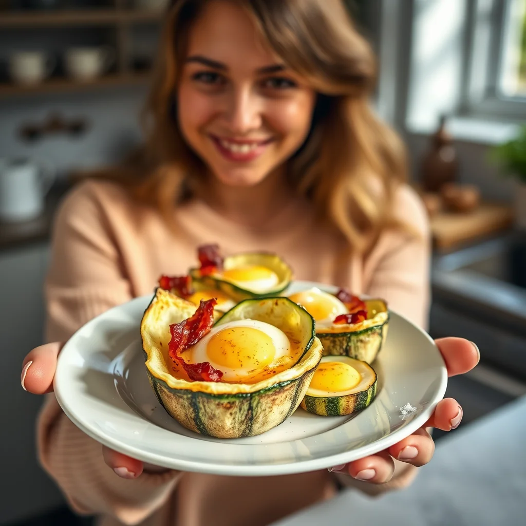 Zucchini Egg Nests – vegetarian recipe