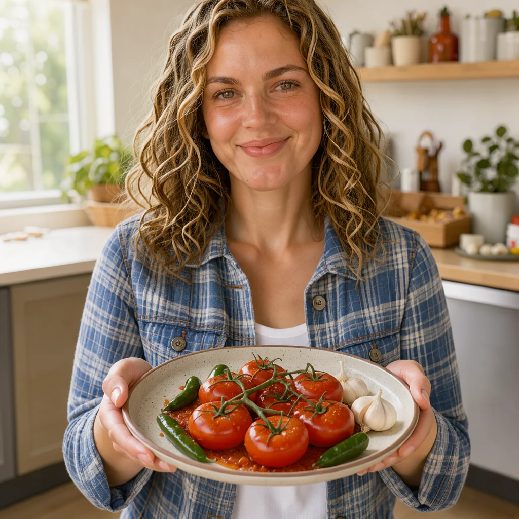 Fire-Roasted Restaurant-Style Salsa – vegetarian recipe