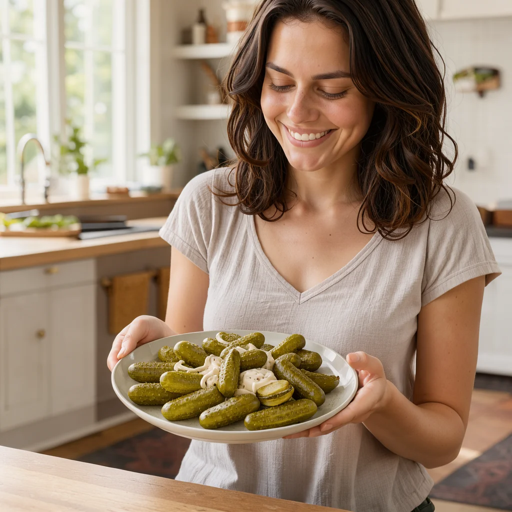 Keto Crispy Oven-Fried Pickles – vegetarian recipe