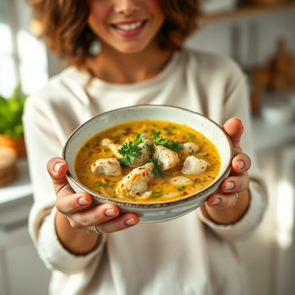 Comforting Keto Chicken Soup – vegetarian recipe