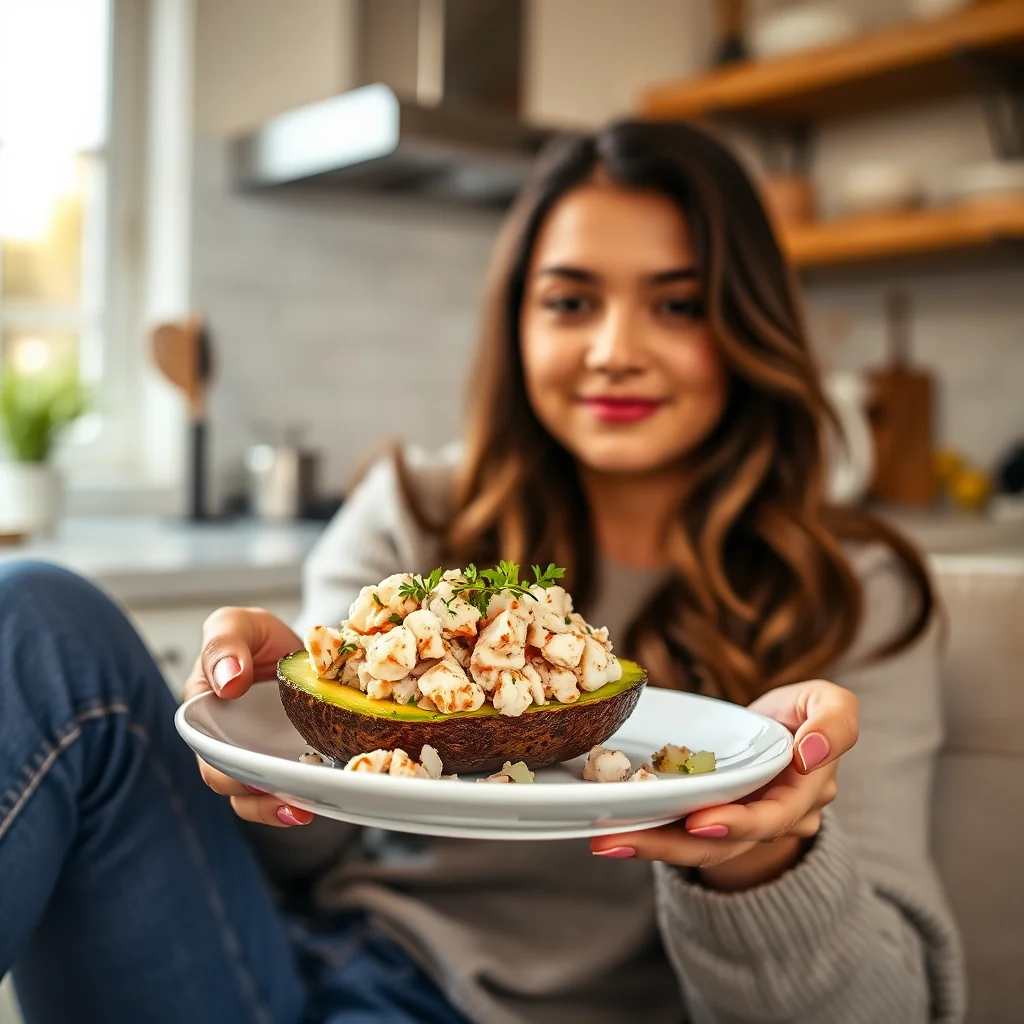 The Ultimate 15-Minute Keto Crab Stuffed Avocado – vegetarian recipe