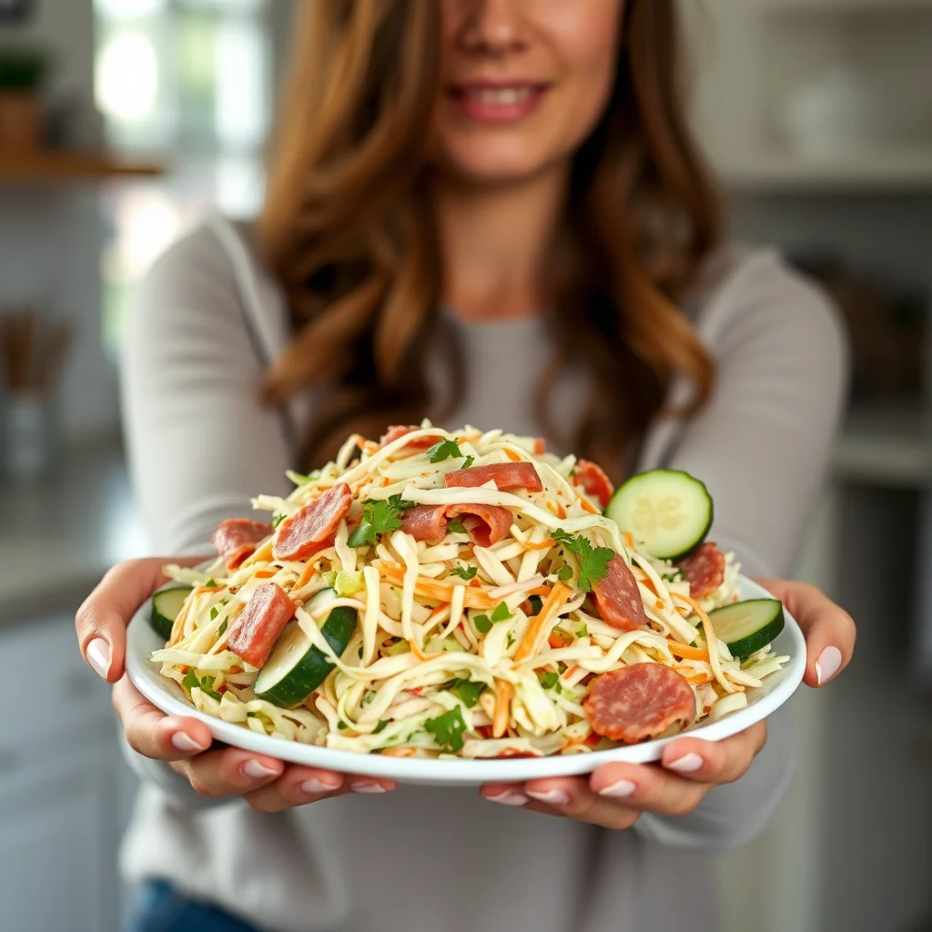 Italian Chopped Slaw – vegetarian recipe