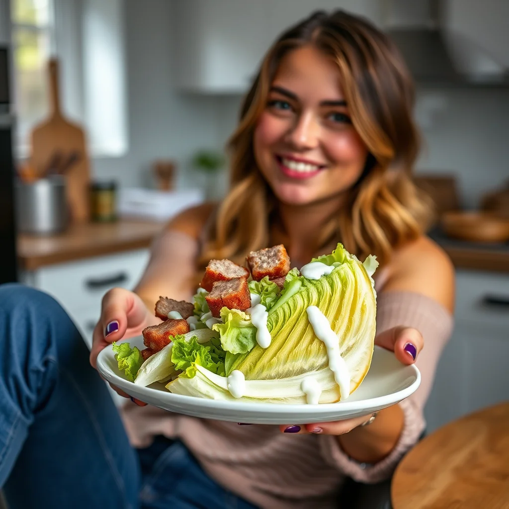 The Ultimate Wedge Salad Upgrade with Crispy Pork Belly – vegetarian recipe