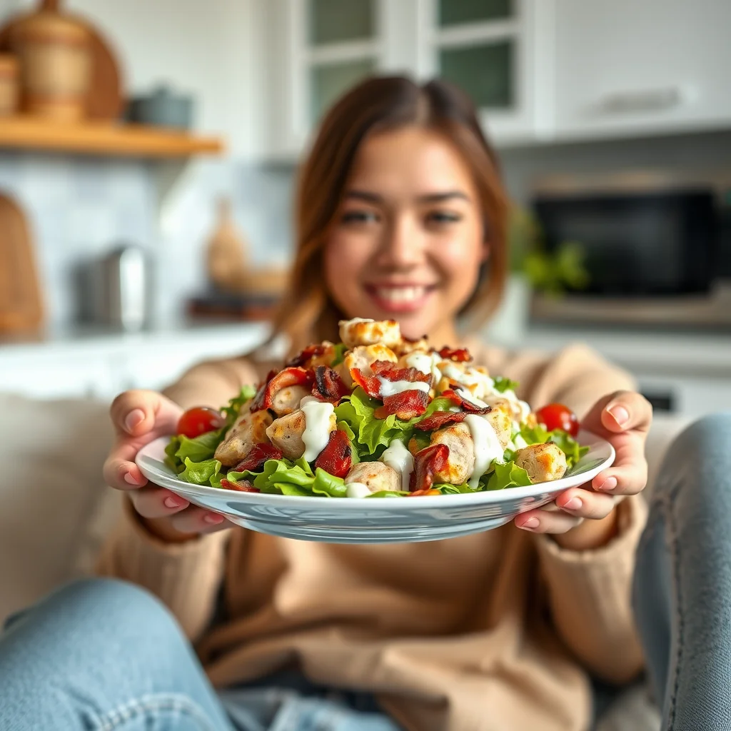 Chicken Bacon Ranch Salad – vegetarian recipe