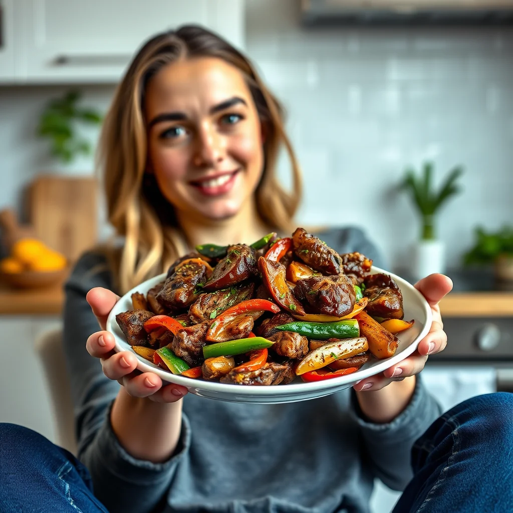 Incredible Steak and Pepper Stir-Fry – vegetarian recipe